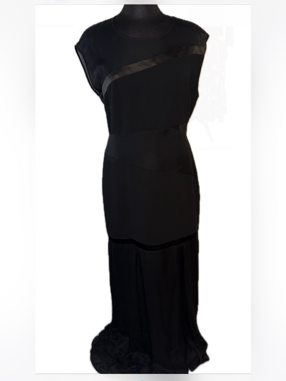 Halston heritage size 12 Elegant Black Women’s Evening Dress